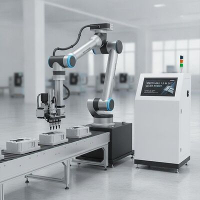 1.5 M/Sec Speed 0.6-0.8Pa Pressure XY Glue Plotter CNC Gluer with Hot Melt And Cold Glue In One Operation