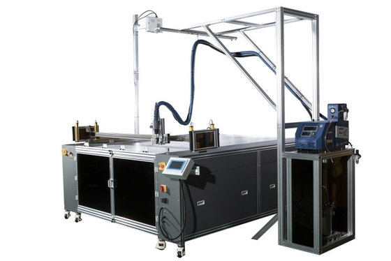 Precision XY Glue Plotter with Adjustable Output for Gluing Station