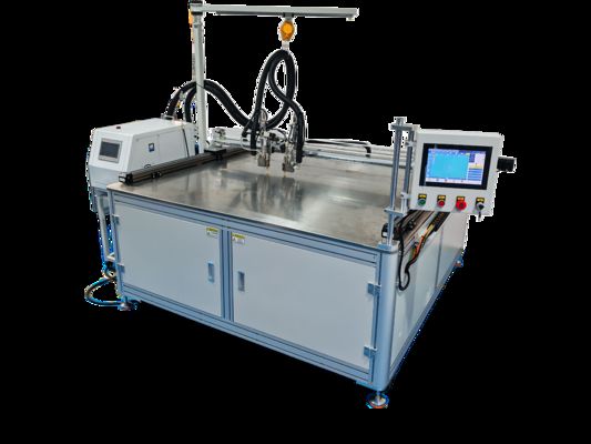 Glue Sharp Any Size Speed Continuously Selectable Up To 6.0 M / S Glue Application During From The Three Heads XY Glue Plotter