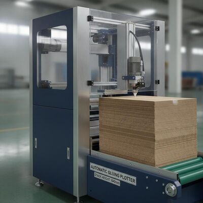 Plotter Lem XY Otomatis dengan Tinggi Tumpukan 840mm, Output Lem 2-3Kg/jam dan Dukungan Multi-Operator