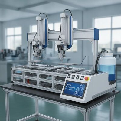 XY Glue Plotter Mesin Glueing dengan pilihan stasiun kerja yang fleksibel untuk hingga empat operator dan waktu kerja 24 jam