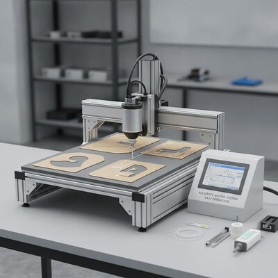 XY Glue Plotter CNC Gluer dengan ketinggian tumpukan 840mm 2-3Kg/jam Output lem dan 24 jam waktu kerja